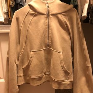 Lululemon Oversized half zip scuba trench